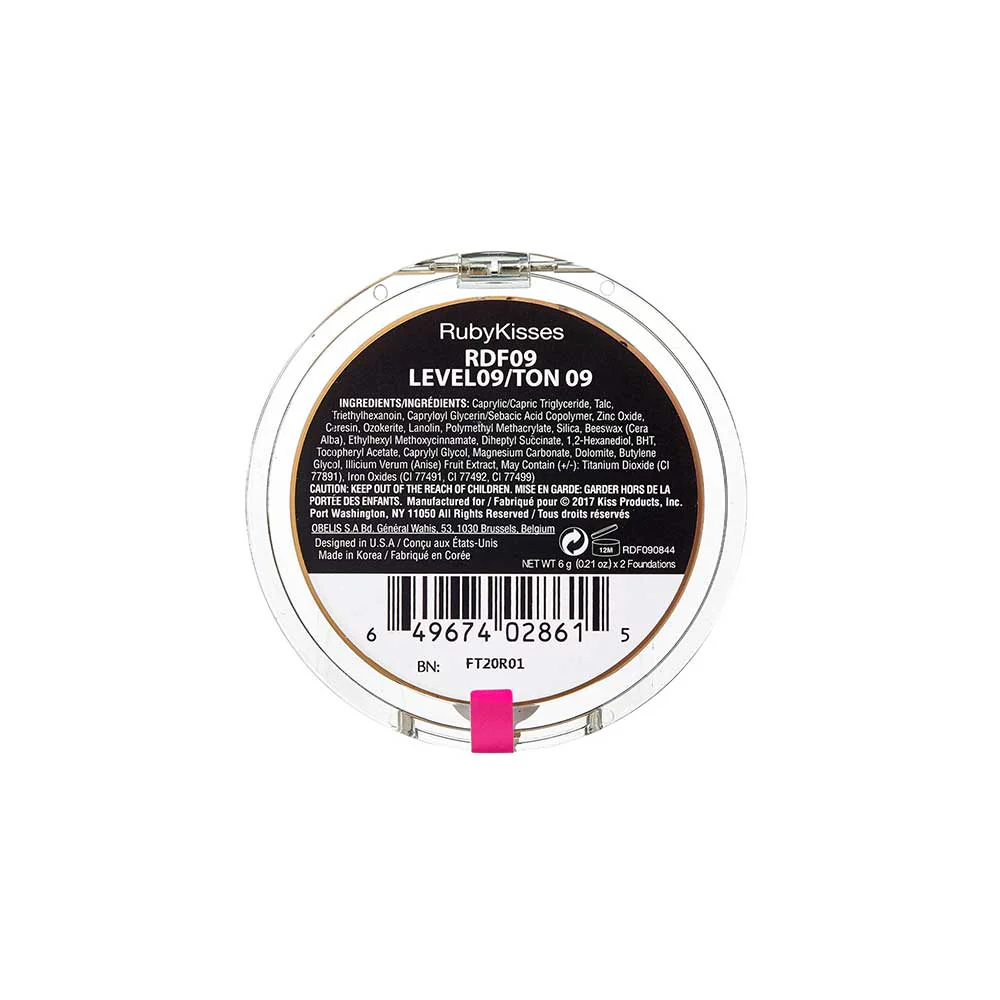 RUBY Kisses 3D Face Creator Duo Cream Foundation & Concealer Buildable Coverage - Image 3