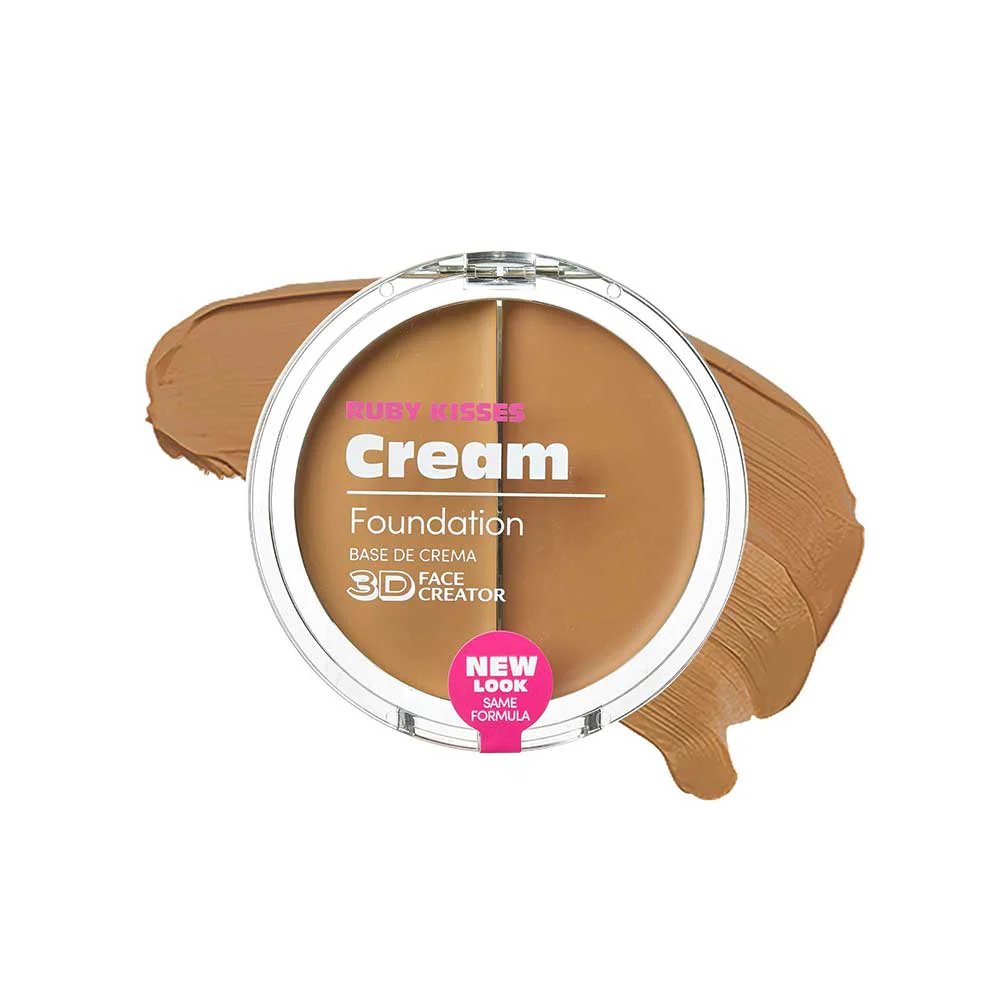 RUBY Kisses 3D Face Creator Duo Cream Foundation & Concealer Buildable Coverage - Image 4