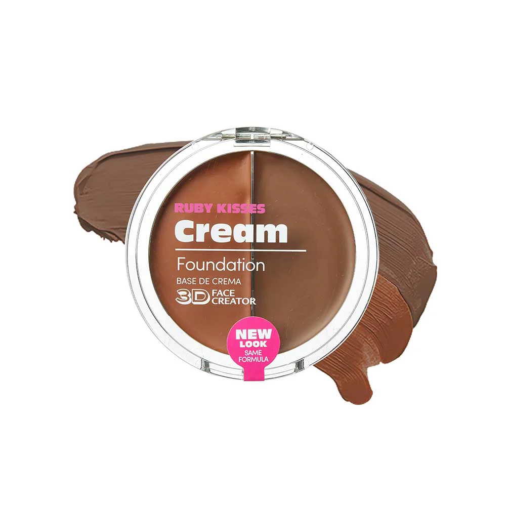 RUBY Kisses 3D Face Creator Duo Cream Foundation & Concealer Buildable Coverage - Image 7