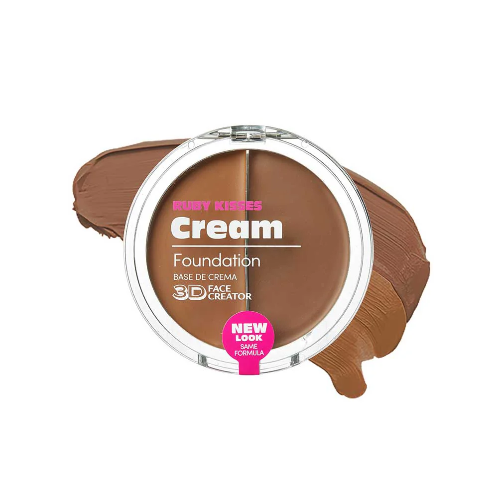 RUBY Kisses 3D Face Creator Duo Cream Foundation & Concealer Buildable Coverage - Image 8