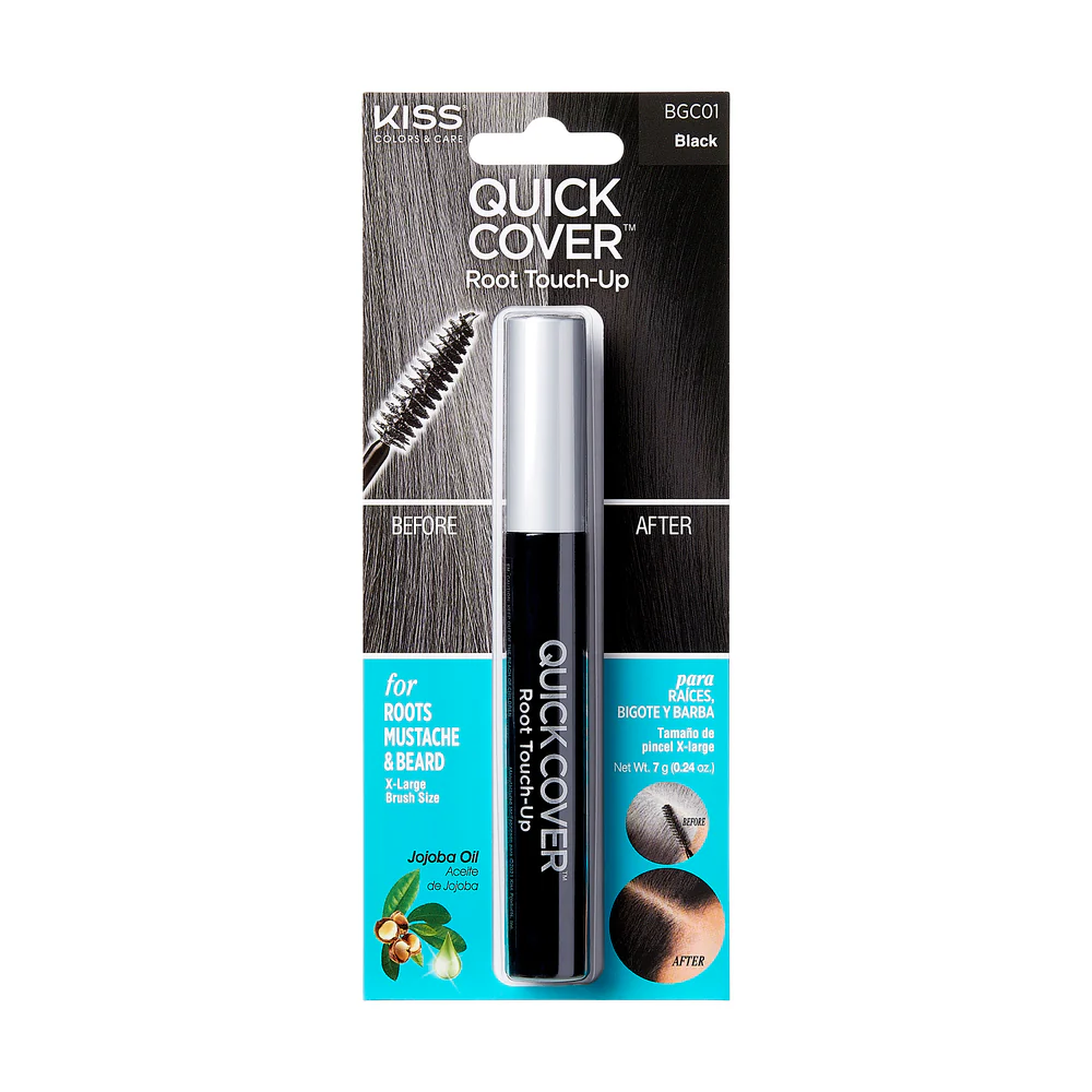 KISS Black Quick Cover Gray Hair Touch Up Brush - Image 2