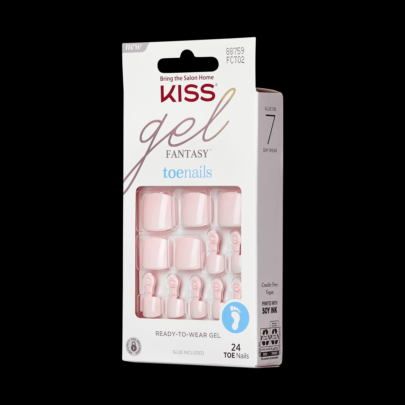 KISS Fantasy Gel Toenails - Salon-Perfect Pedi with a Flawless Gel Finish - Image 2