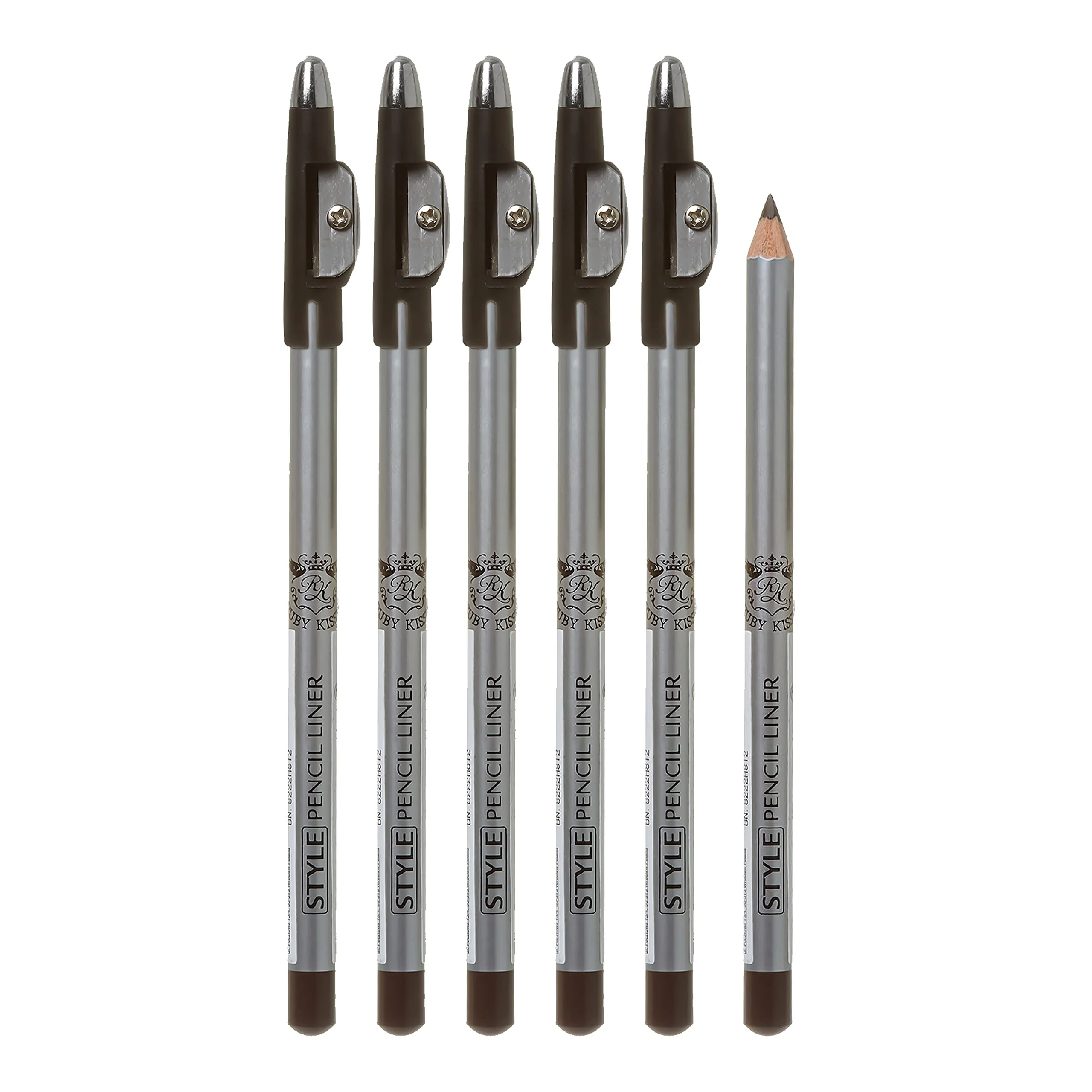 KISS Ruby Black Style Pencil Liner with Sharpener Cap