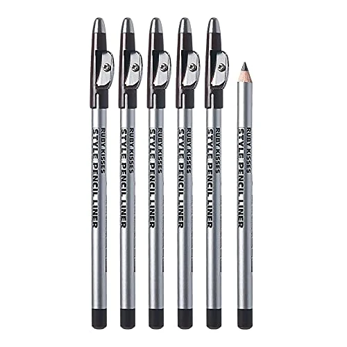 KISS Ruby Black Style Pencil Liner with Sharpener Cap - Image 5