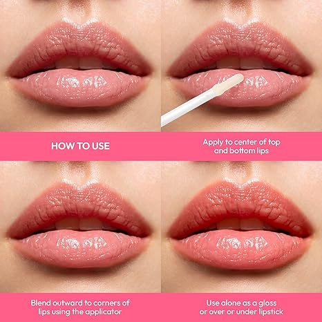 Ruby Kisses Plumping Lip Gloss Hydrating High-Shine Lip Plumper 0.15oz - Image 4