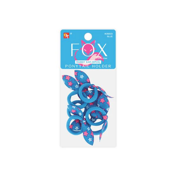 KISS RABBIT EAR PONYTAIL HOLDER 6BANDS - Image 2