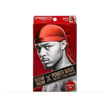 KISS Red Power Wave Silky Bow Wow Spandex Durag - Image 6