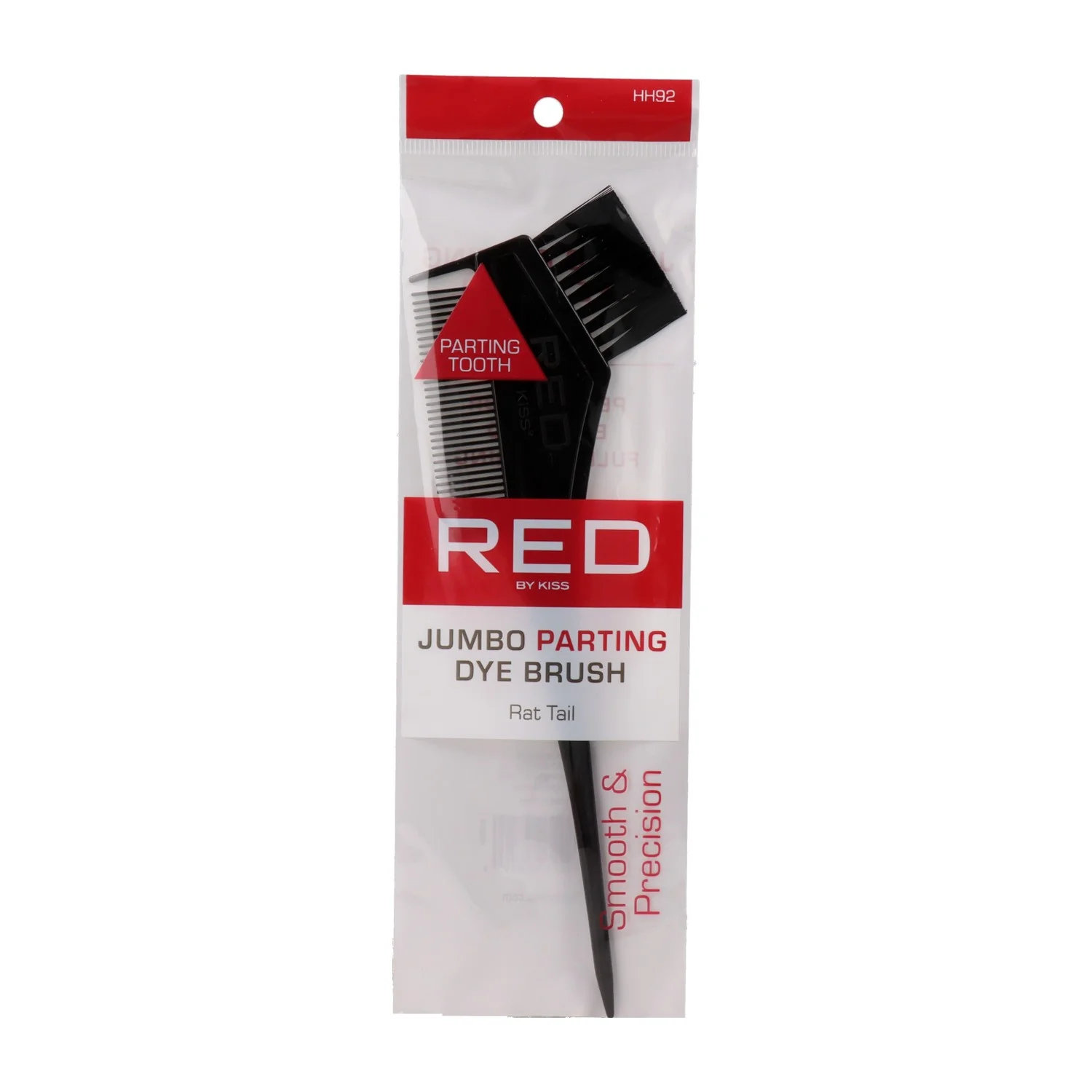 RED BY KISS Parting Dye Rattail Brush - Image 2