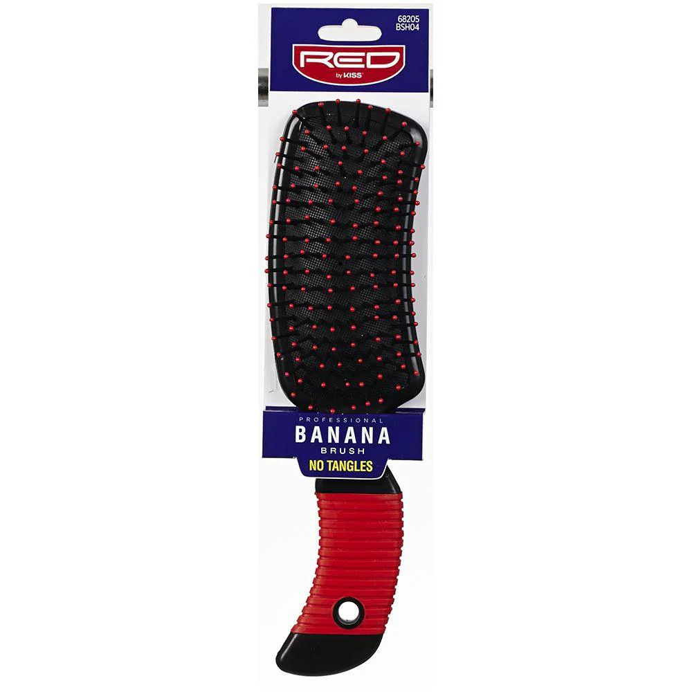 KISS Red Professional Banana Brush - Image 2
