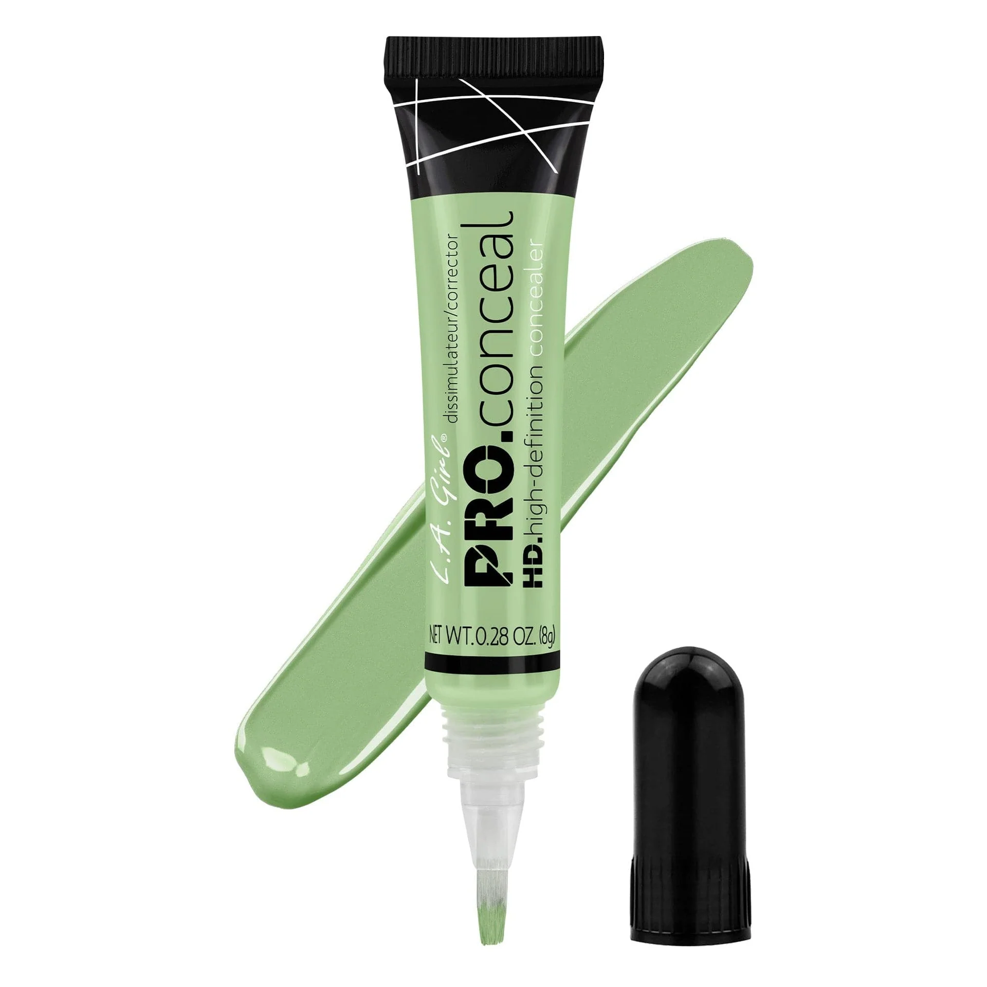 KISS RK Metallic Black Liner + HD Pro Concealer Green Corrector Duo