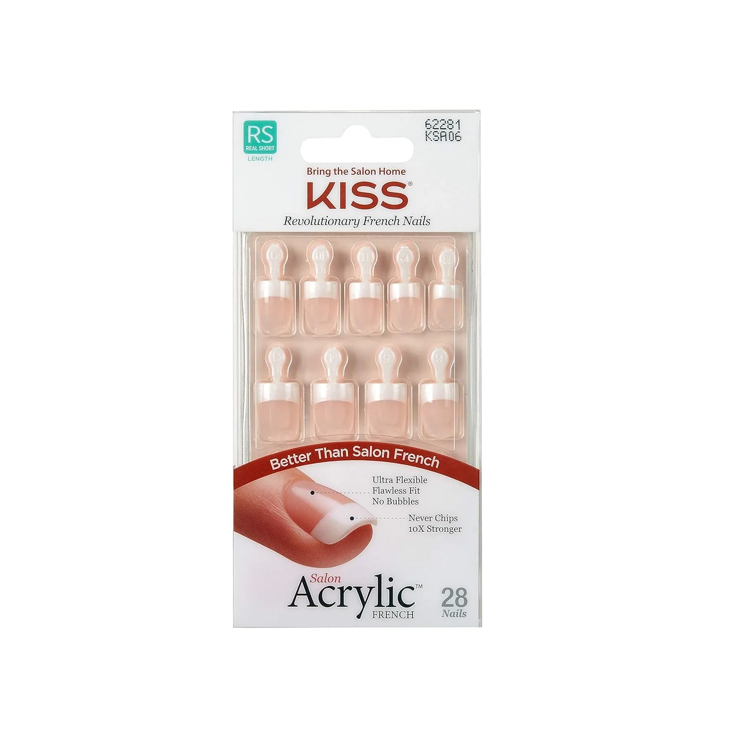 KISS Salon Acrylic French (KSA06)