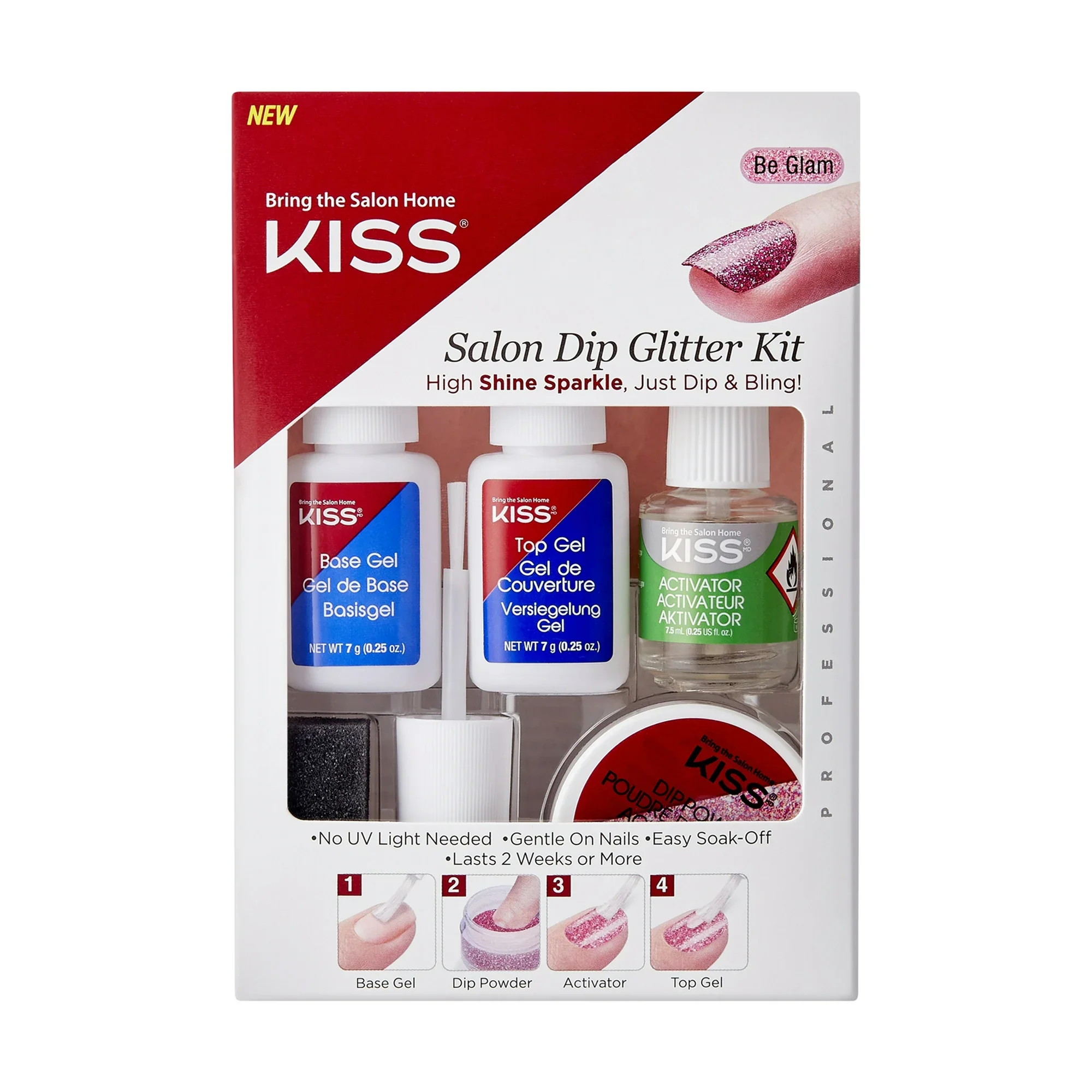 KISS Salon Dip Nude Kit
