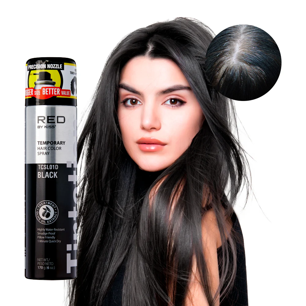 RED BY KISS Tintation Temporary Hair Color Spray - 6 oz - Image 9