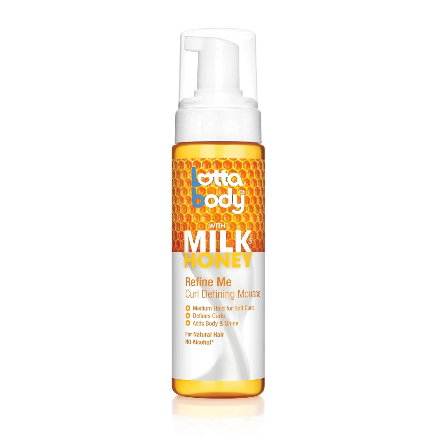 L/Body Milk & Honey Refine Me Curl Mousse 7 oz Soft Defined Curls - Image 8
