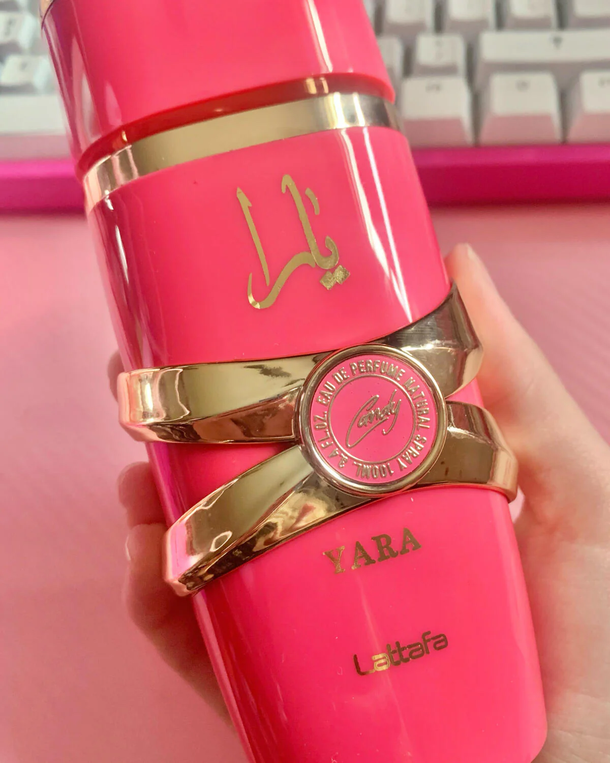 LATTAFA YARA HOT PINK PARFUM 3.4oz - Image 2
