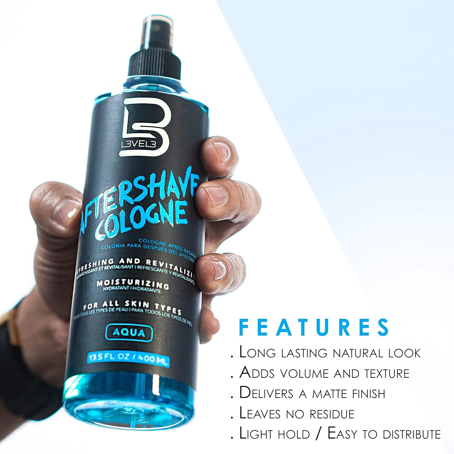 Level 3 AFTERSHAVE SPRAY AQUA 13.5OZ - Image 3