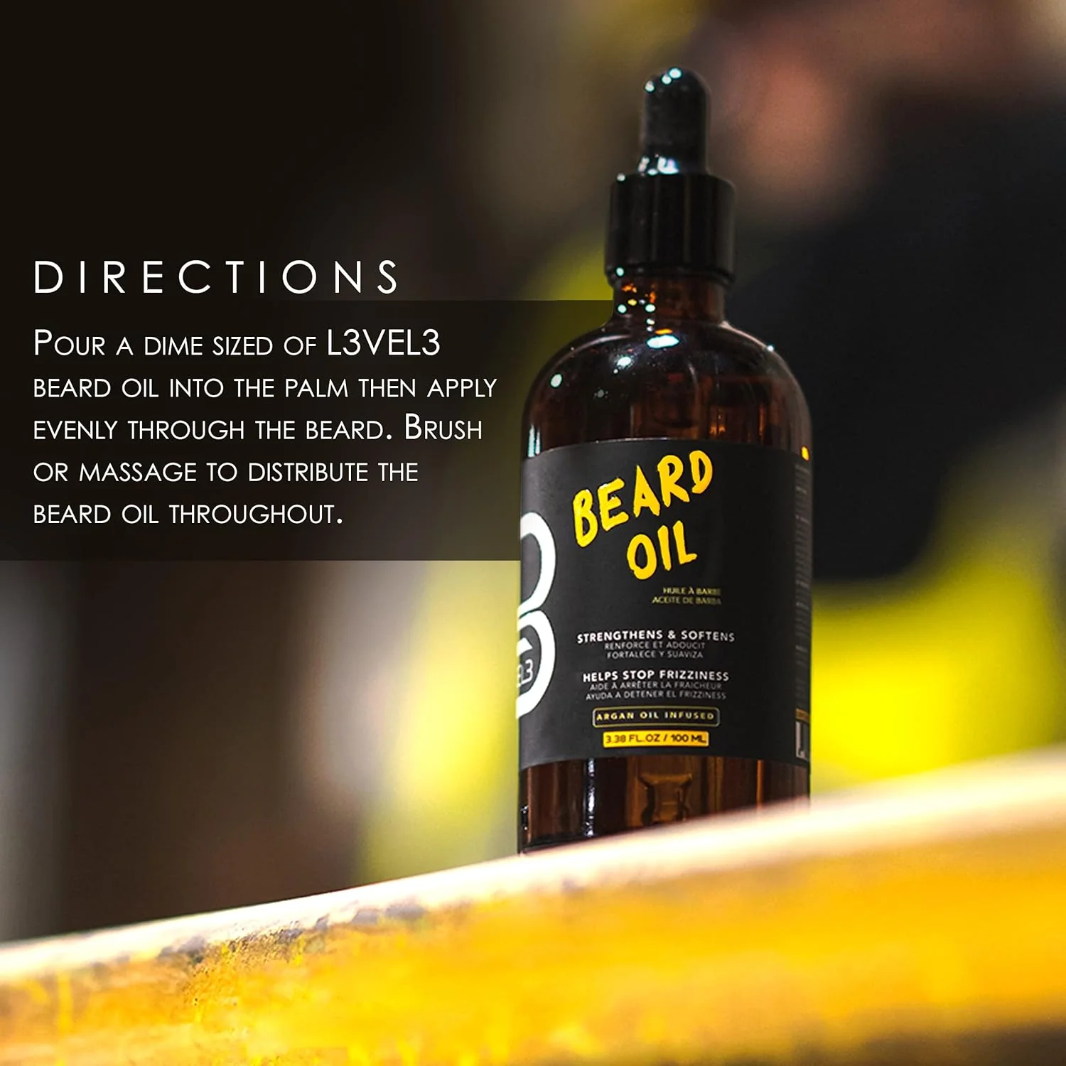 Level3 Beard Oil 3.38 oz - Image 2