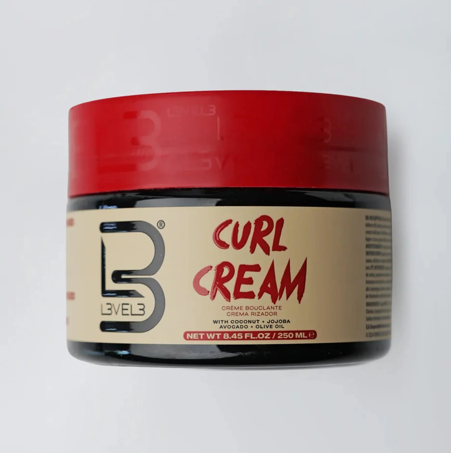 Level3 Curl Cream 8.45oz Moisturizing Curl Defining Hair Cream - Image 2