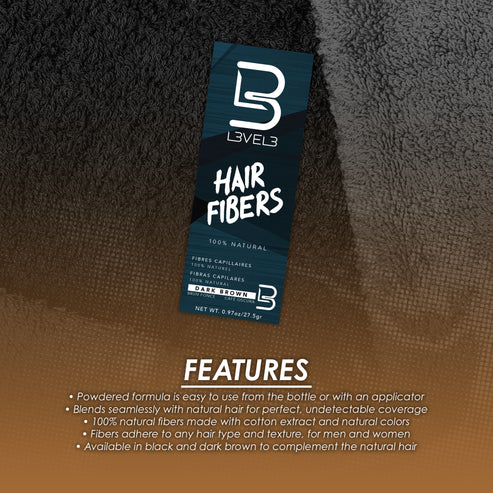 Level3 Hair Fibers Black - Image 2