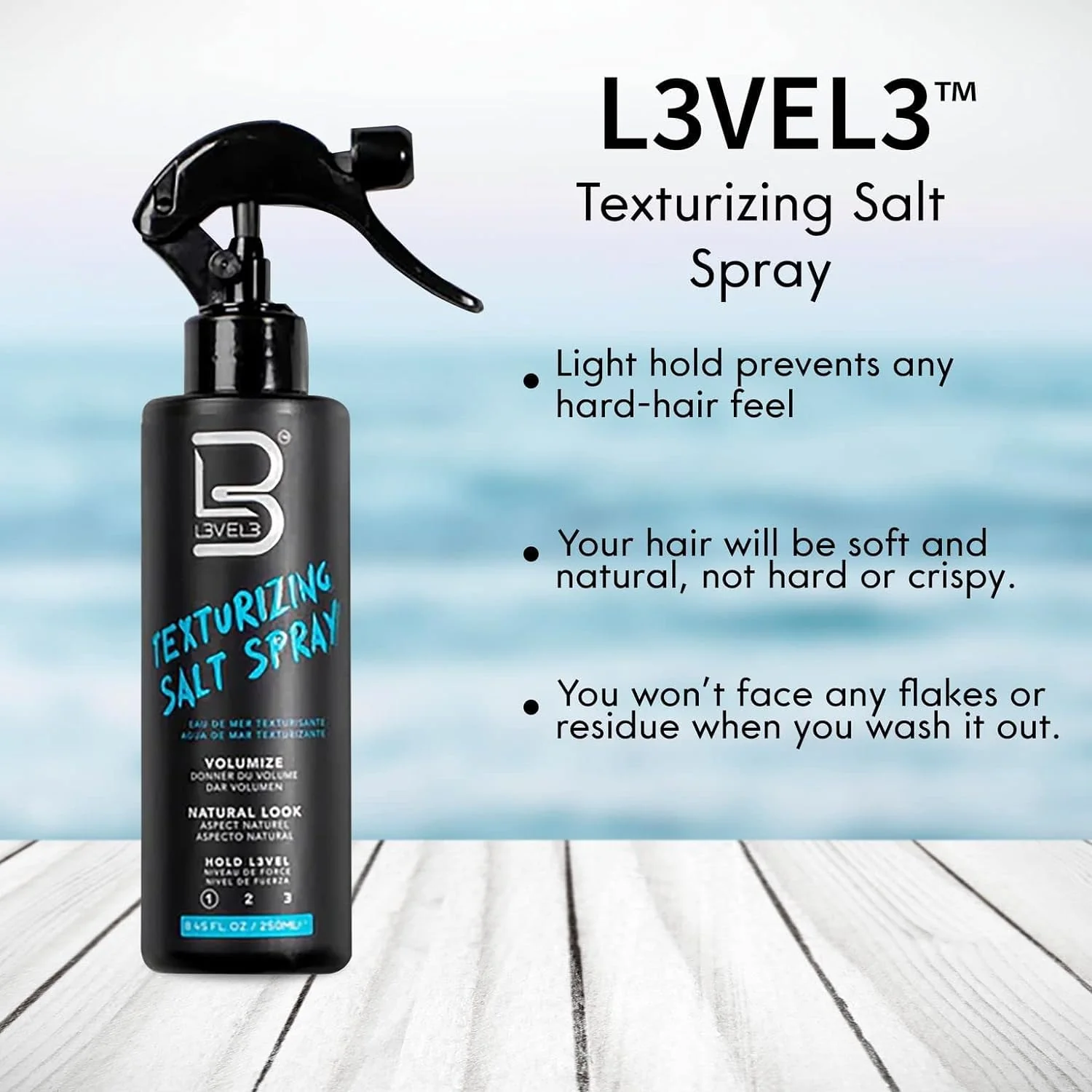 Level3 Texturizing Salt Spray 8.45 oz - Image 3