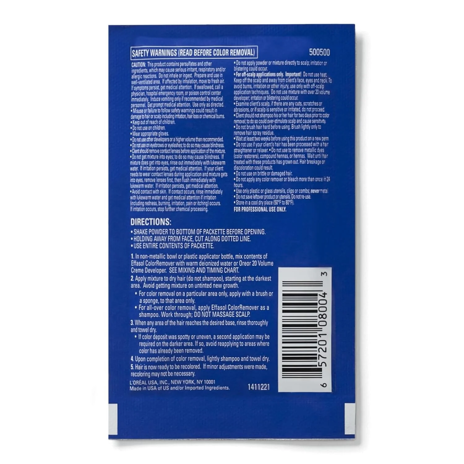 Loreal Color Remover Packet - 7/8oz - Image 2