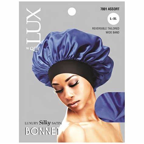 Qfitt Luxury Silky Satin Bonnet XL Pack of 6 - Image 3