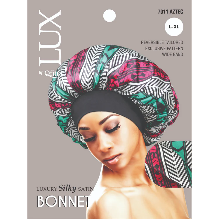 Qfitt Luxury Silky Satin Bonnet XL Pack of 6 - Image 5