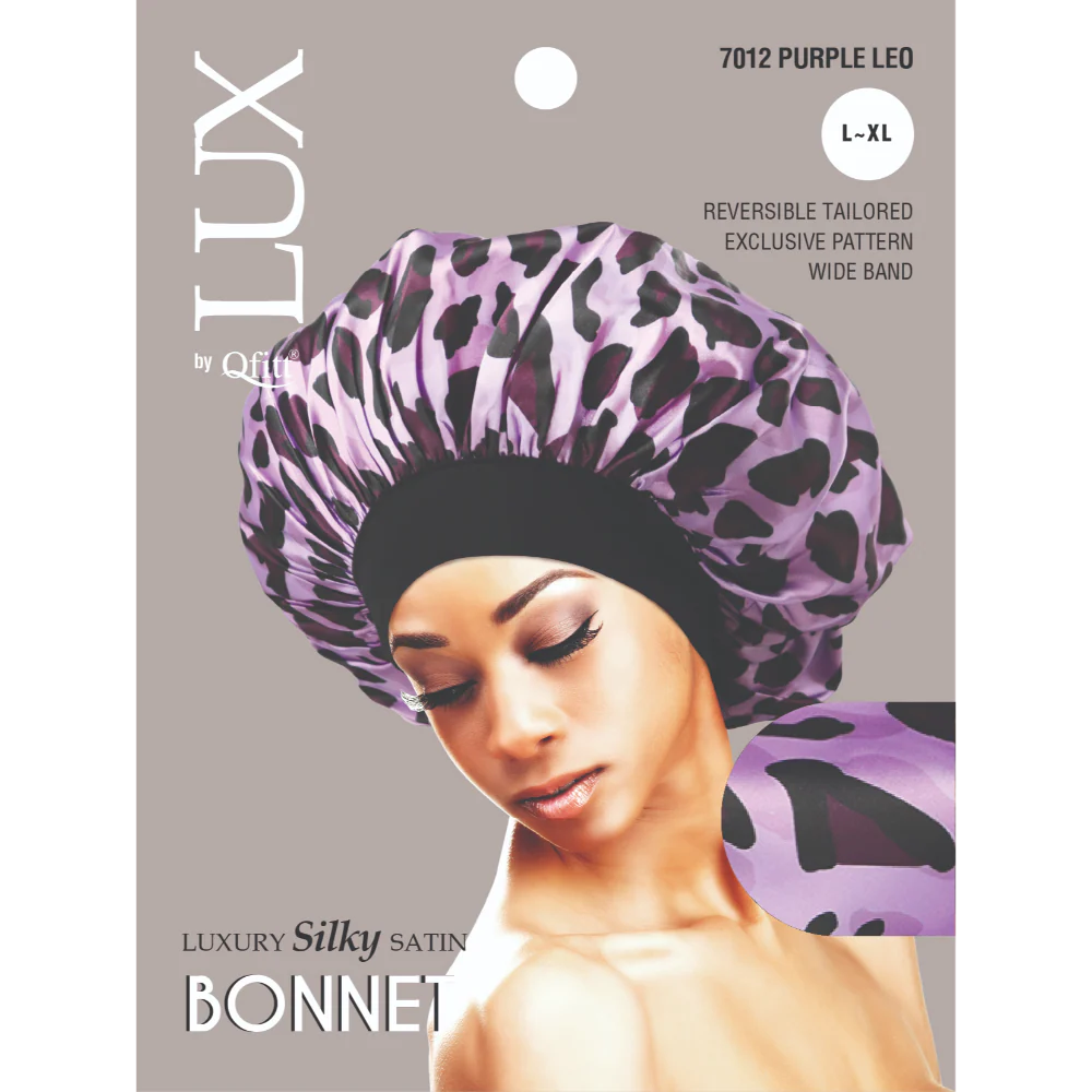Qfitt Luxury Silky Satin Bonnet (L-XL) Pack of 3 - Image 4