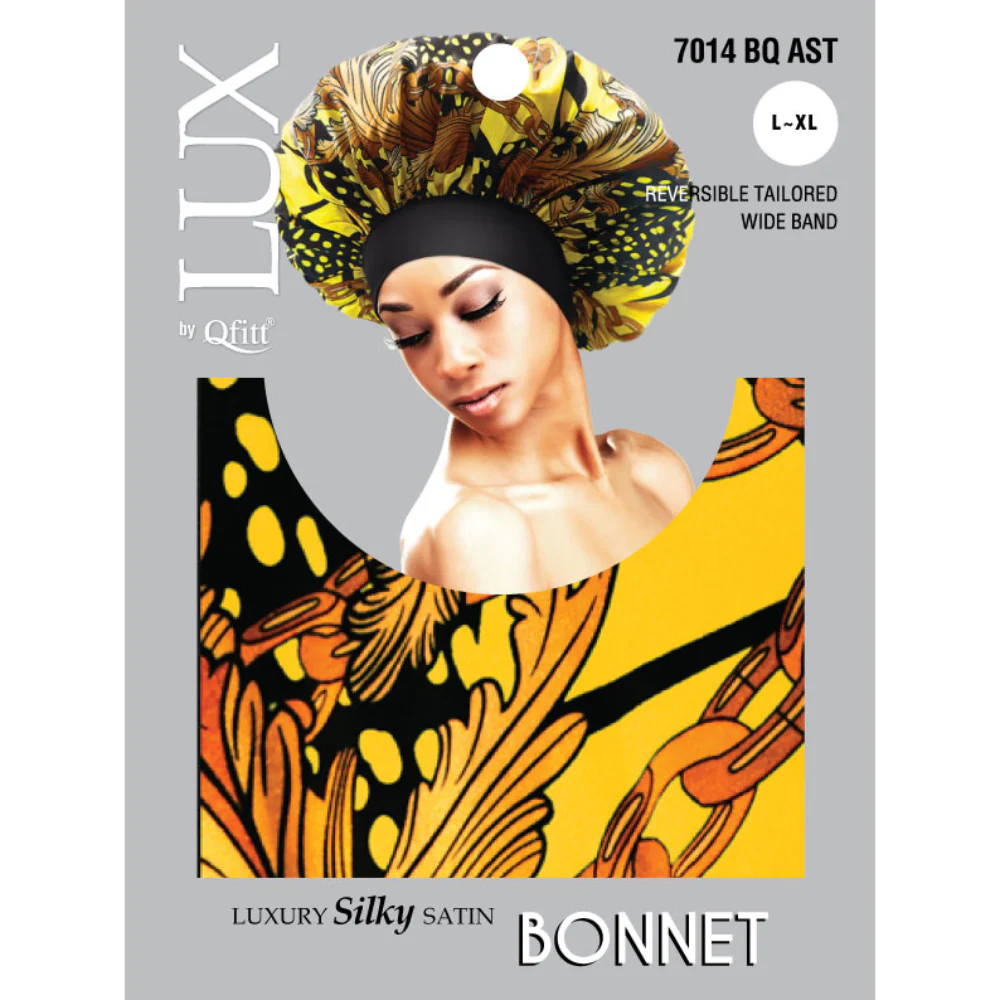 Qfitt Luxury Silky Satin Bonnet (L-XL) Pack of 3 - Image 6