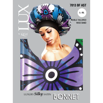 Qfitt Luxury Silky Satin Bonnet (L-XL) Pack of 3 - Image 7