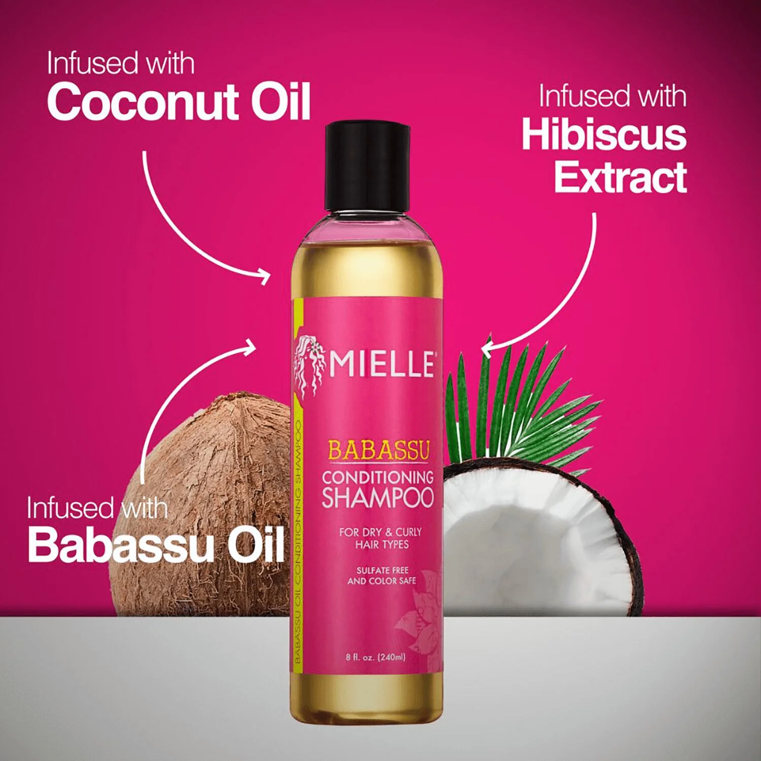 Mielle Babassu Conditioning Shampoo 8oz - Image 2