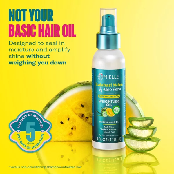 Mielle Deeply Nourishing  Mielle Weightless Hydration Oil - Image 2