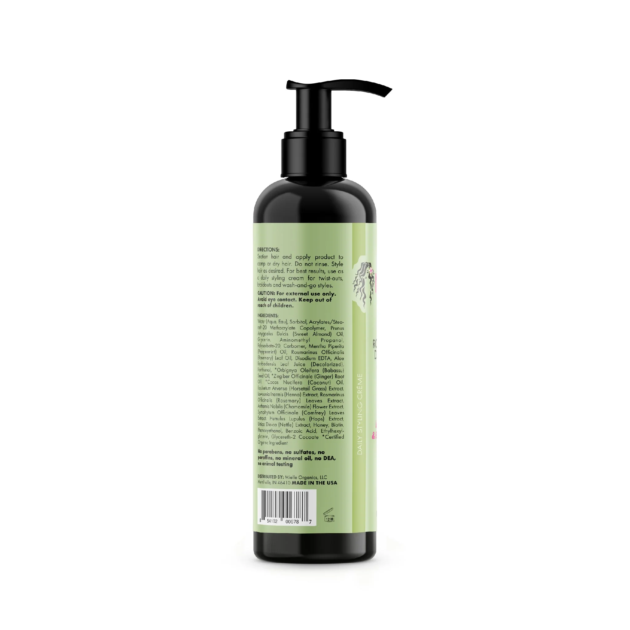 Mielle Rosemary Mint Daily Styling Cream - Image 2