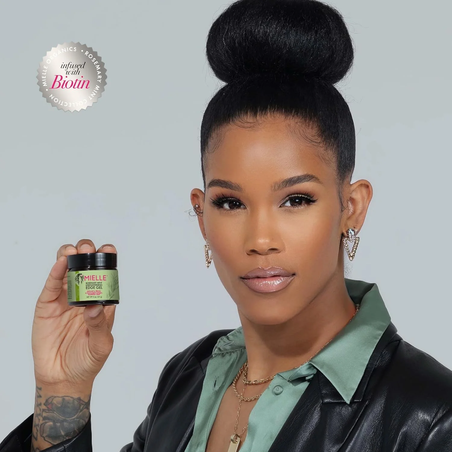 Mielle Organics Rosemary Mint Strengthening Edge Gel - Image 2