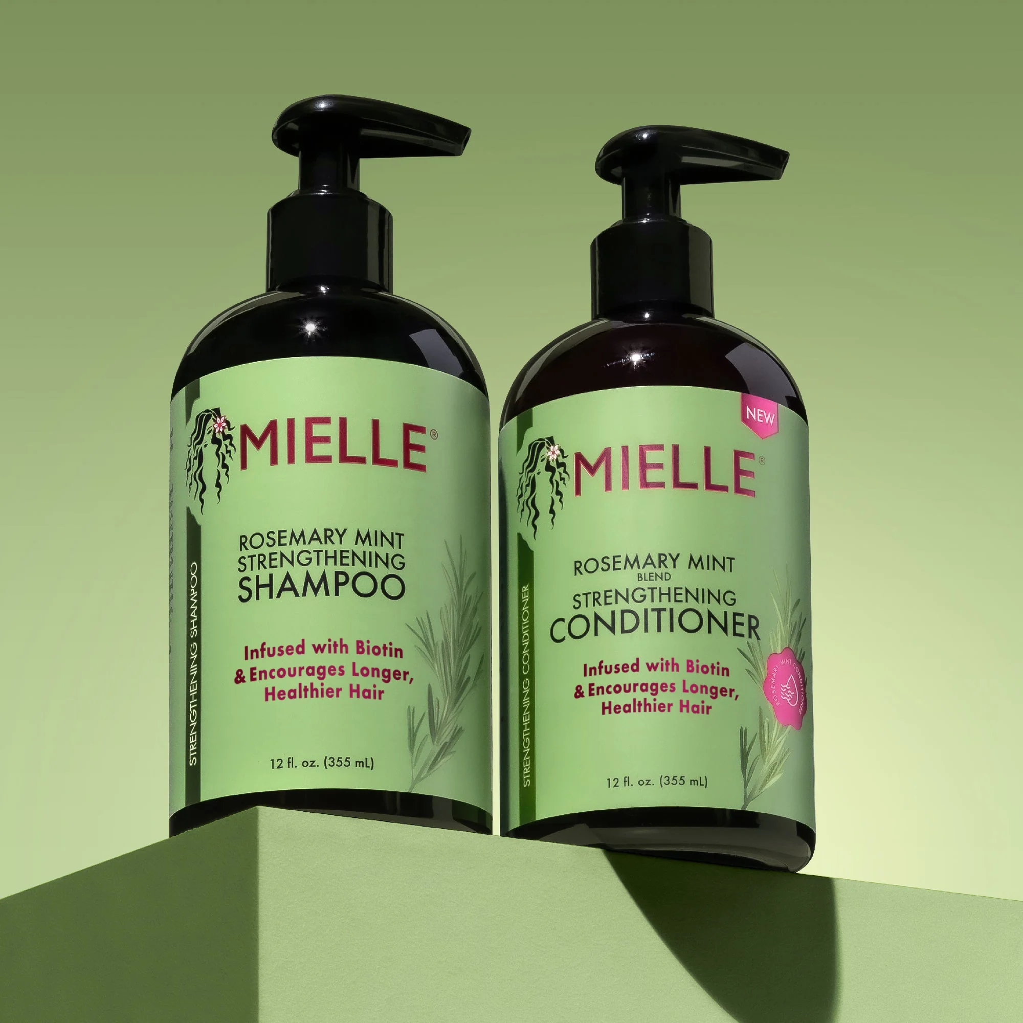MIELLE Rosemary Mint Strengthening Shampoo - Image 3