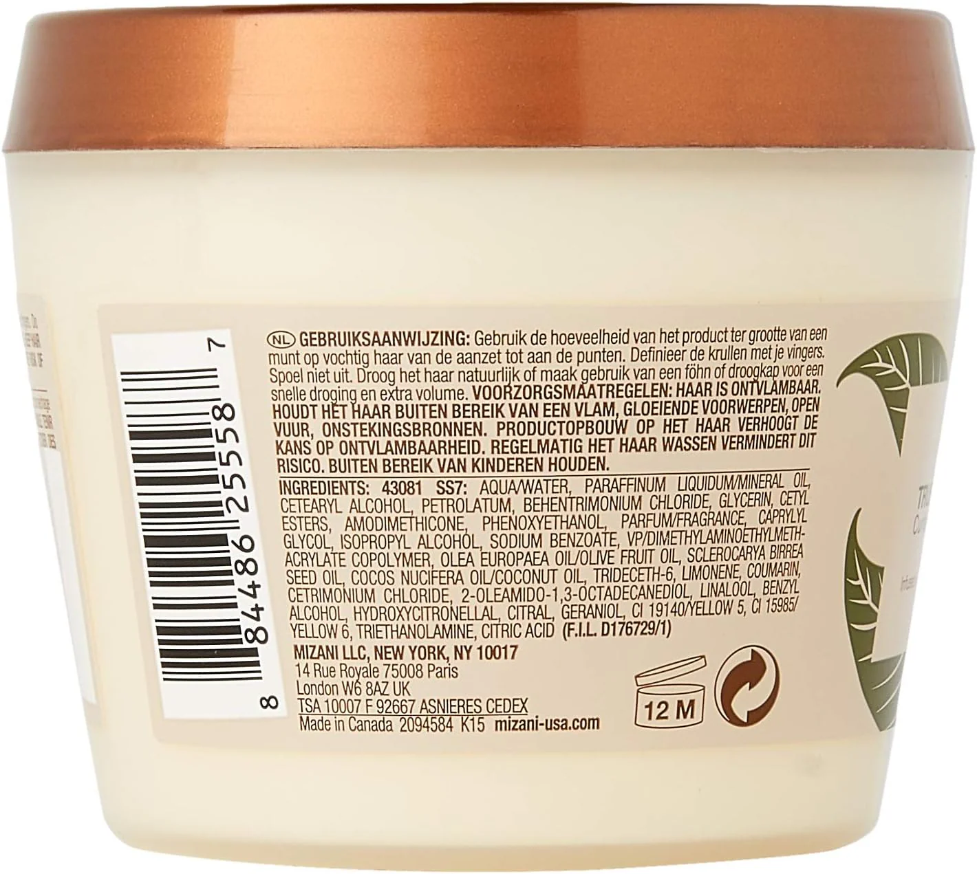 Mizani True Textures Curl Define Pudding 8oz Moisturizing, Softening, Frizz-Control Formula - Image 2