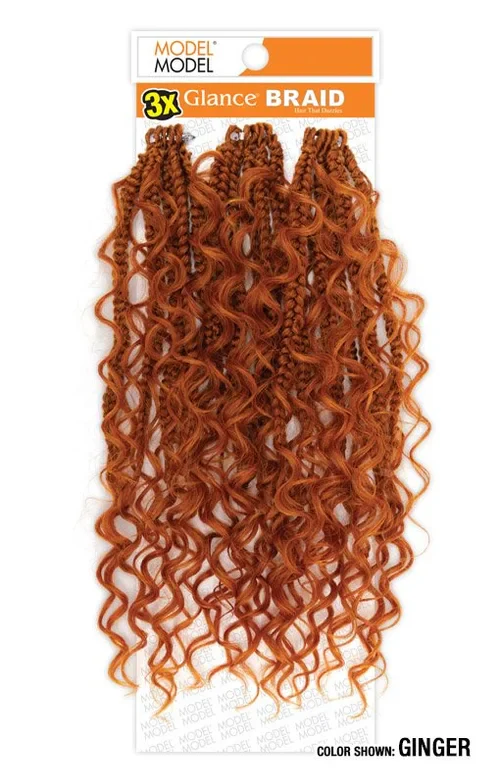 Model Model 3X Boho Paradise Box Glance Braid 22" - Image 4