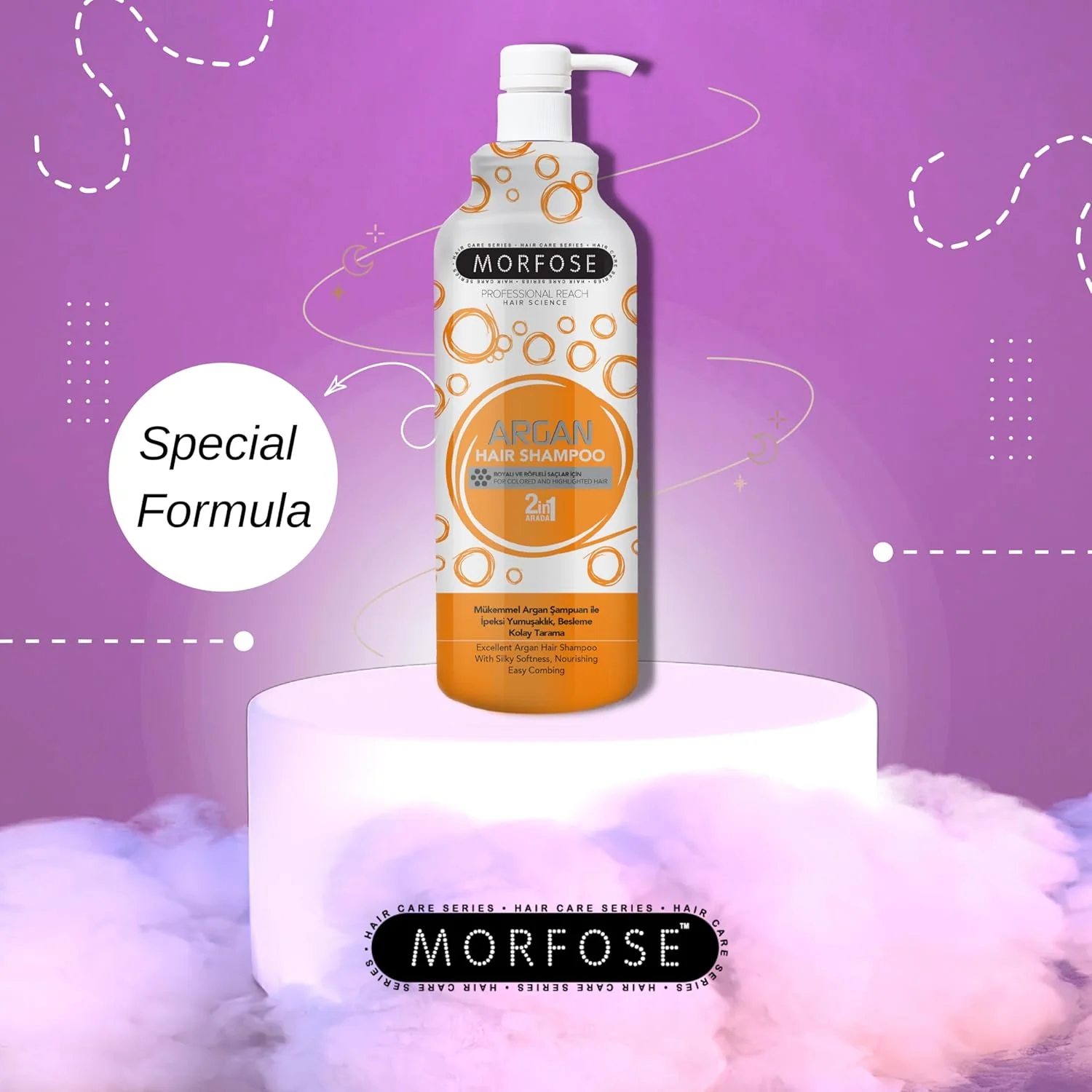 Morfose Hair Shampoo Argan 33.81oz - Image 4