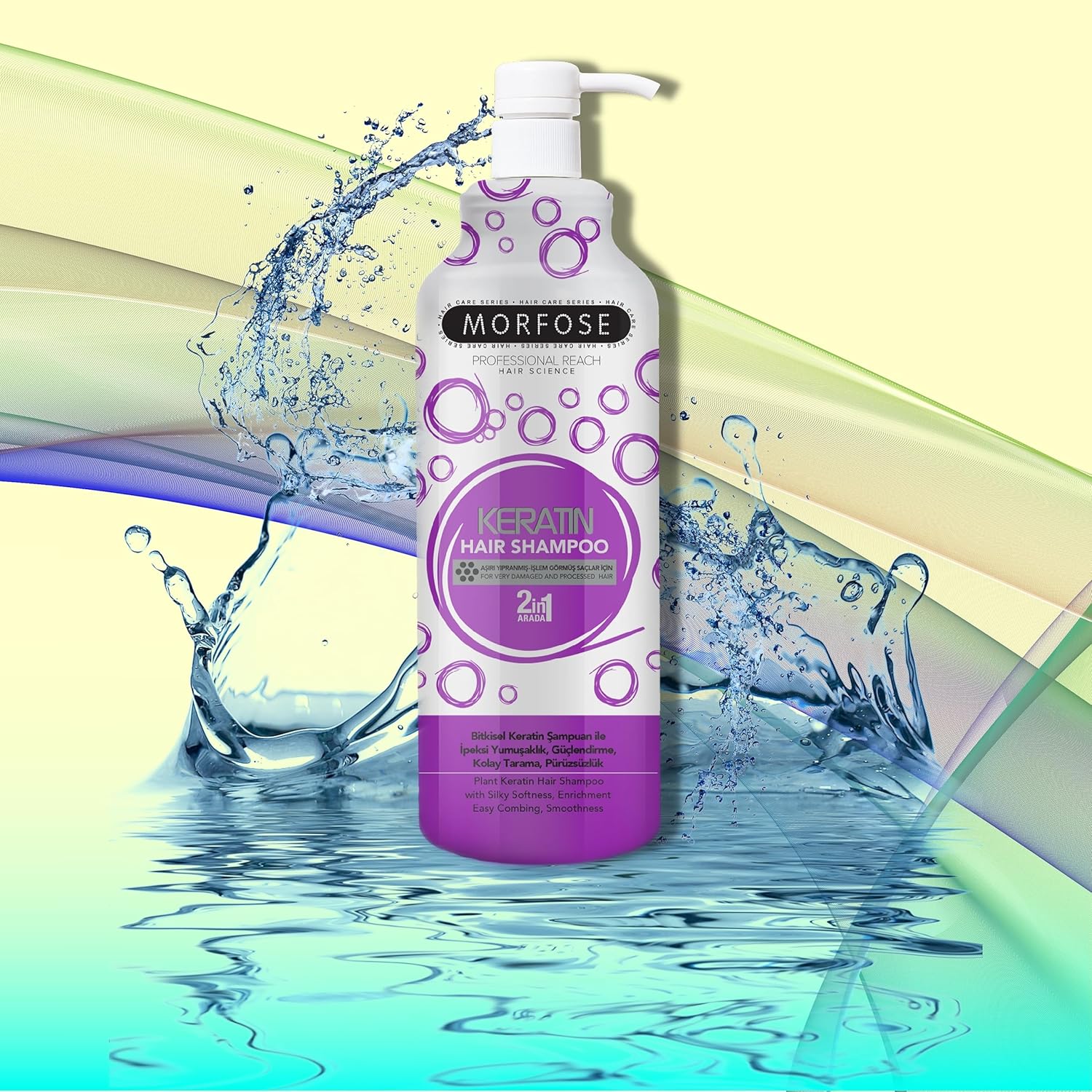 Morfose Hair Shampoo Keratin 33.81oz - Image 4