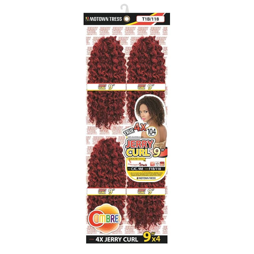 Motown Tress 4X Jerry Curl 9" - Image 4