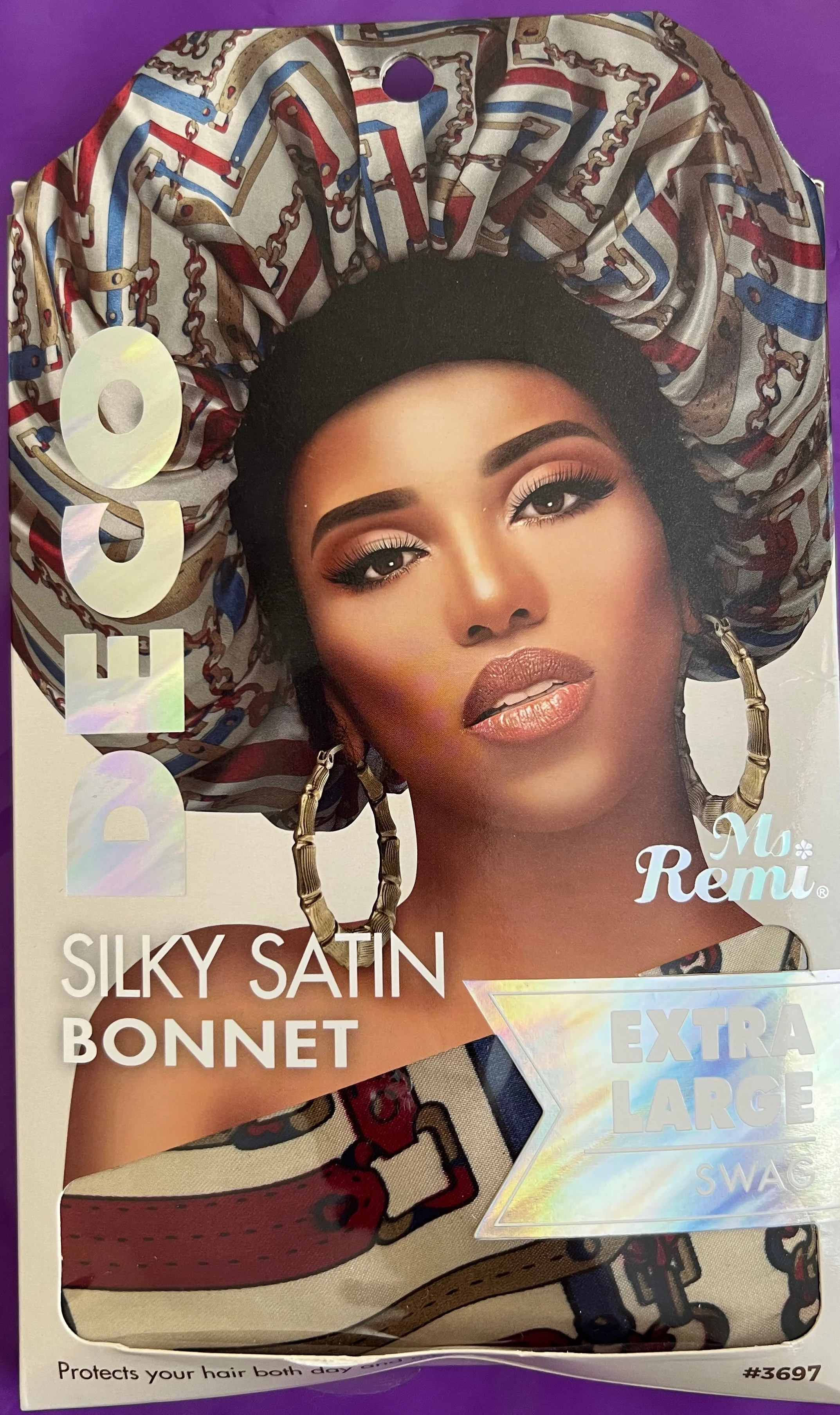MS. REMI SILKY SATIN BONNET EXTRA LARGE - Image 4