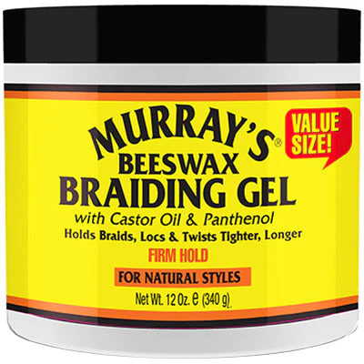 Murray's Beeswax Braiding Strong Hold Gel 12oz - Image 2