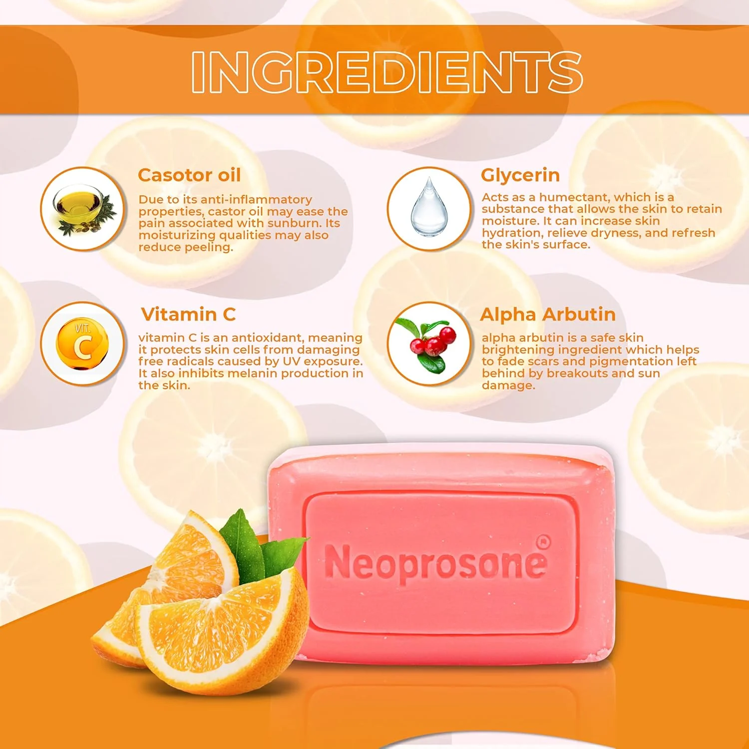 Neoprosone Cleansing Skin Soap 2.82 oz - Image 2