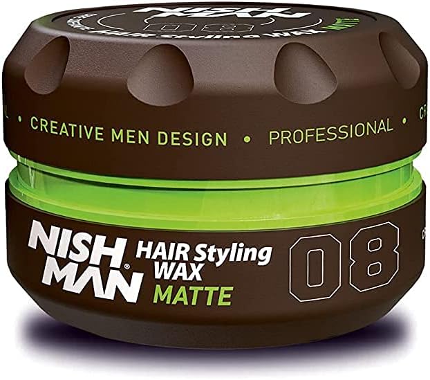 Nishman HAIR STYLING AQUA WAX 08 MATTE 150ML - Image 2