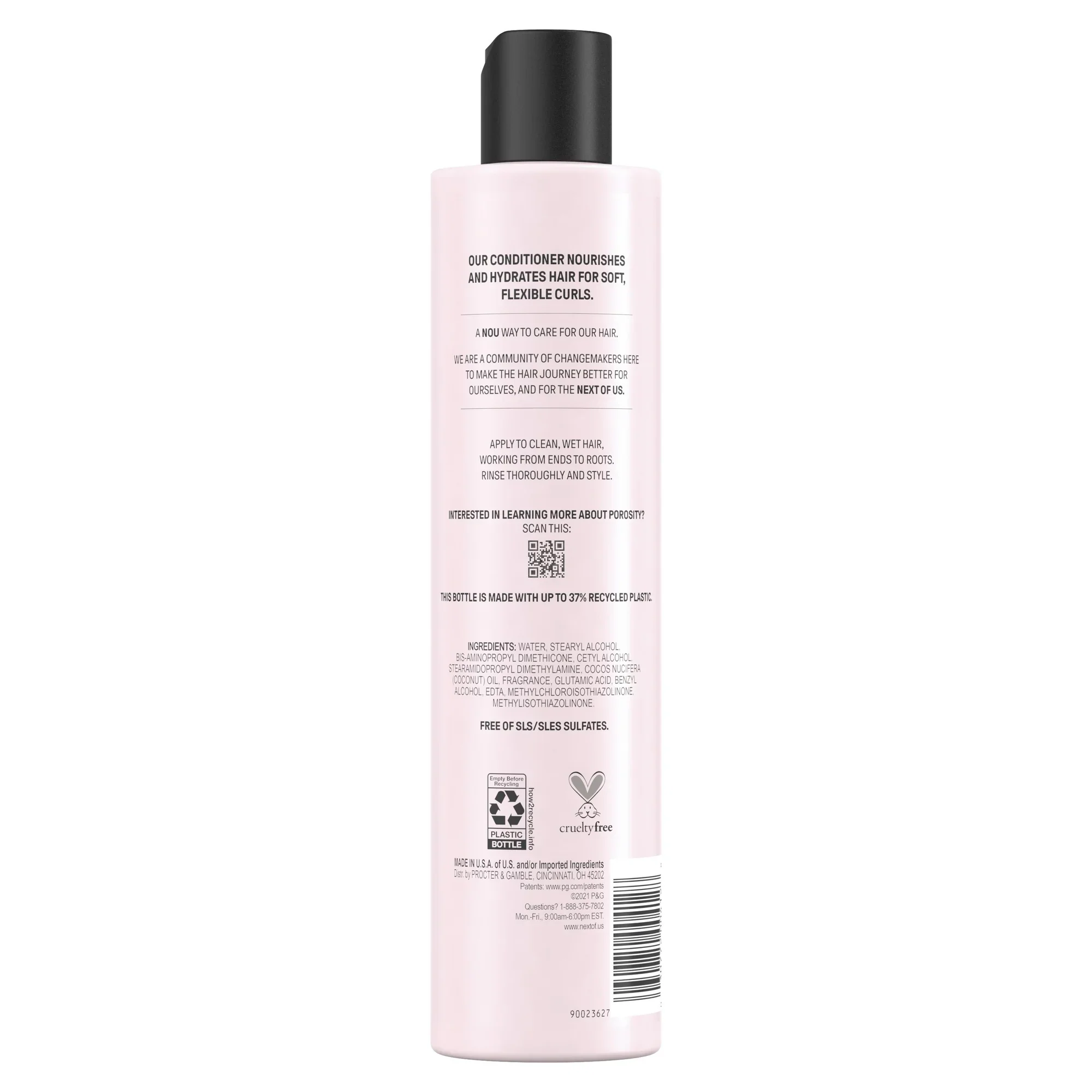 NOU Next Of Us W/Coconut Oil Nourishing Conditioner 10.1oz - Image 2