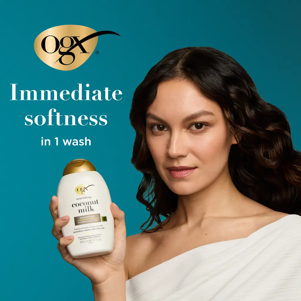 OGX Coconut Milk Shampoo 13OZ - Image 2