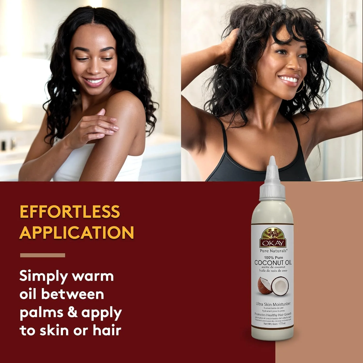 Okay Coconut Oil Deep Moisturizing 6oz Hair & Skin Care - Image 6