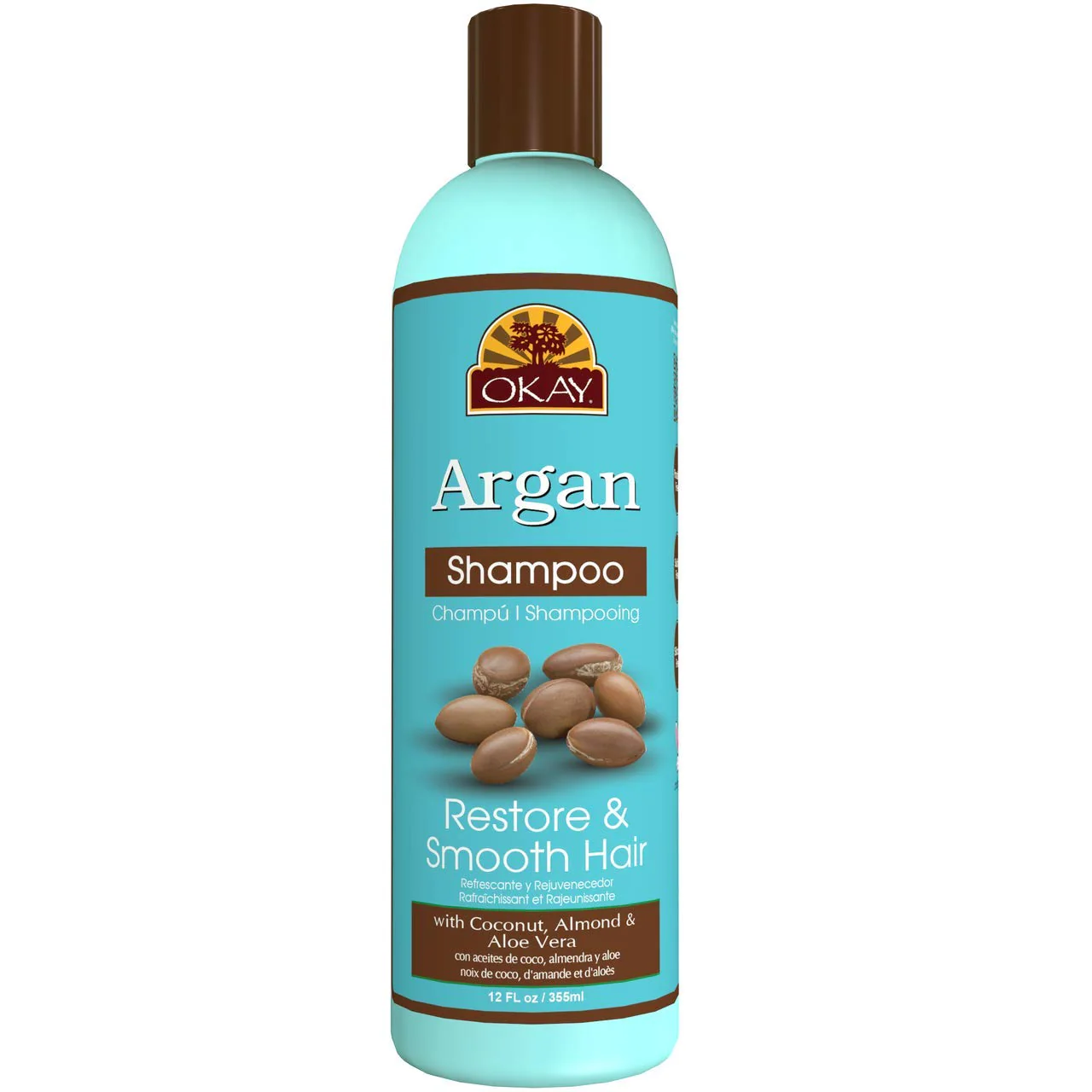 OKAY Argan Oil Shampoo 12oz Hydrating,