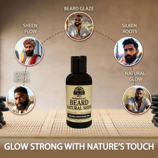 Okay Beard Natural Shine 4oz Conditioning & Nourishing Grooming Oil for Men - Image 3