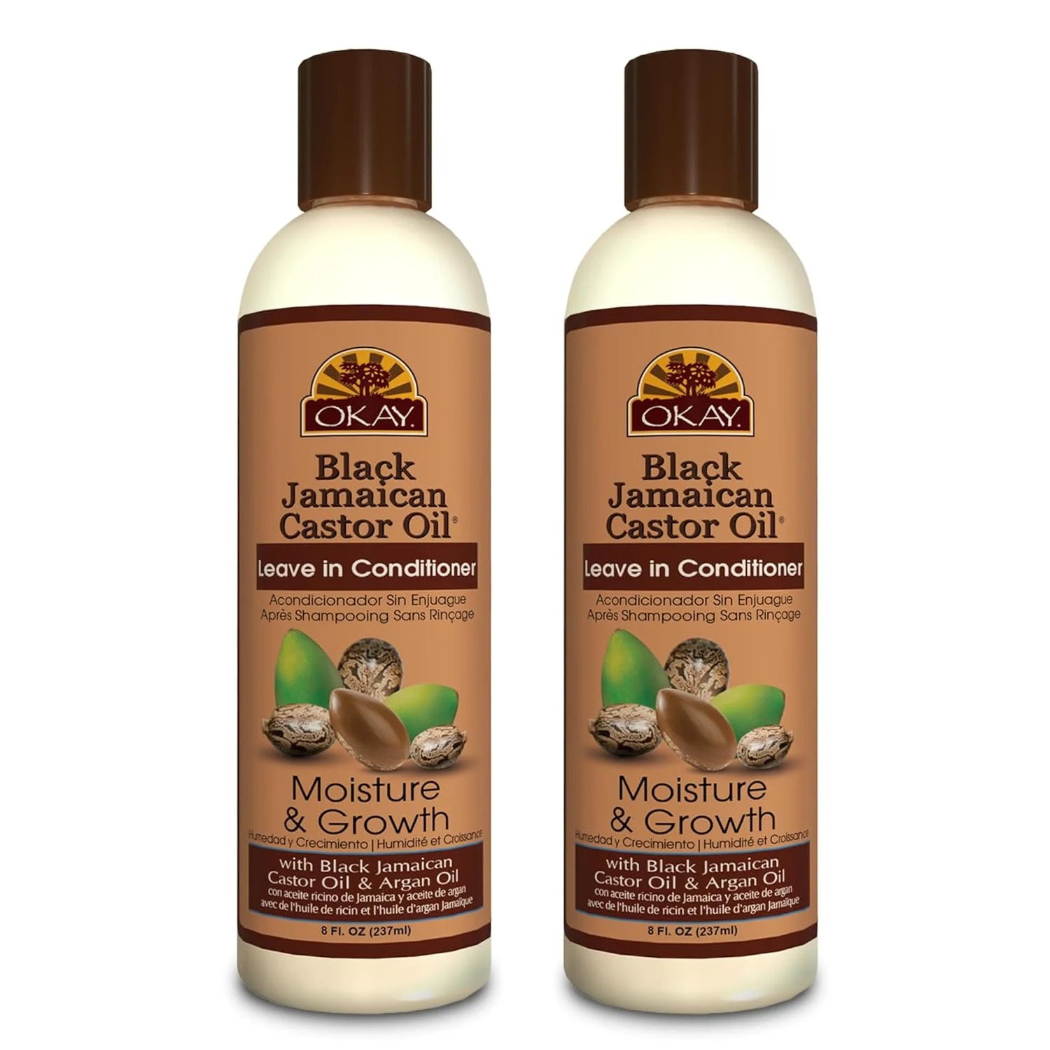 OKAY Black Jamaican Castor Oil Hair 8oz - Image 2